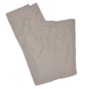 NICE Peter Millar Crown Wicking Polyester Performance Pants, Beige 35 X 32